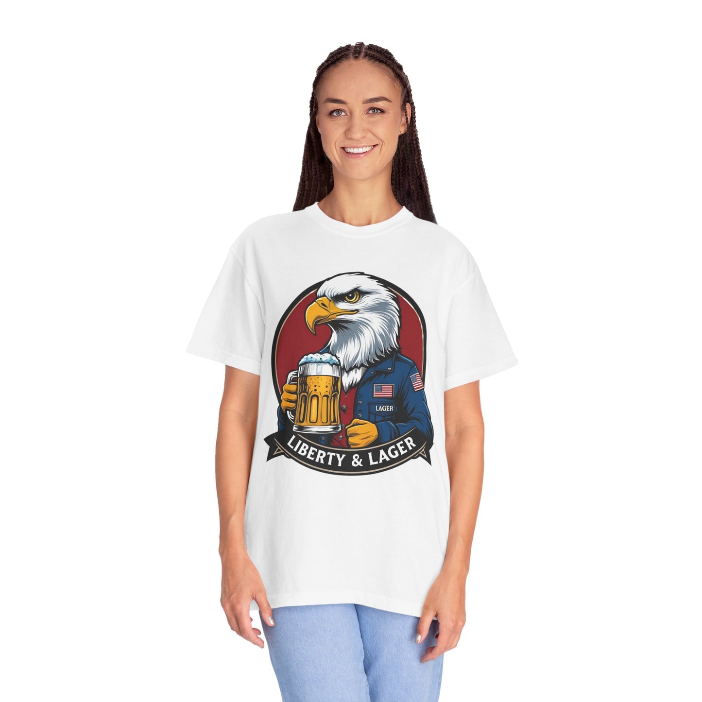 Unisex Eagle Graphic Tee - Liberty & Lager