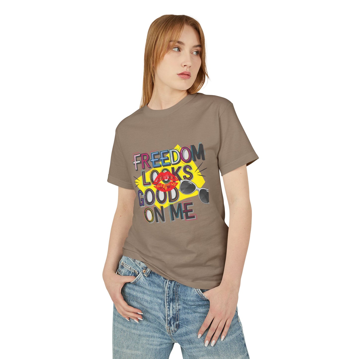 Freedom Looks Good on Me | Unisex Garment-Dyed Heavyweight Tee