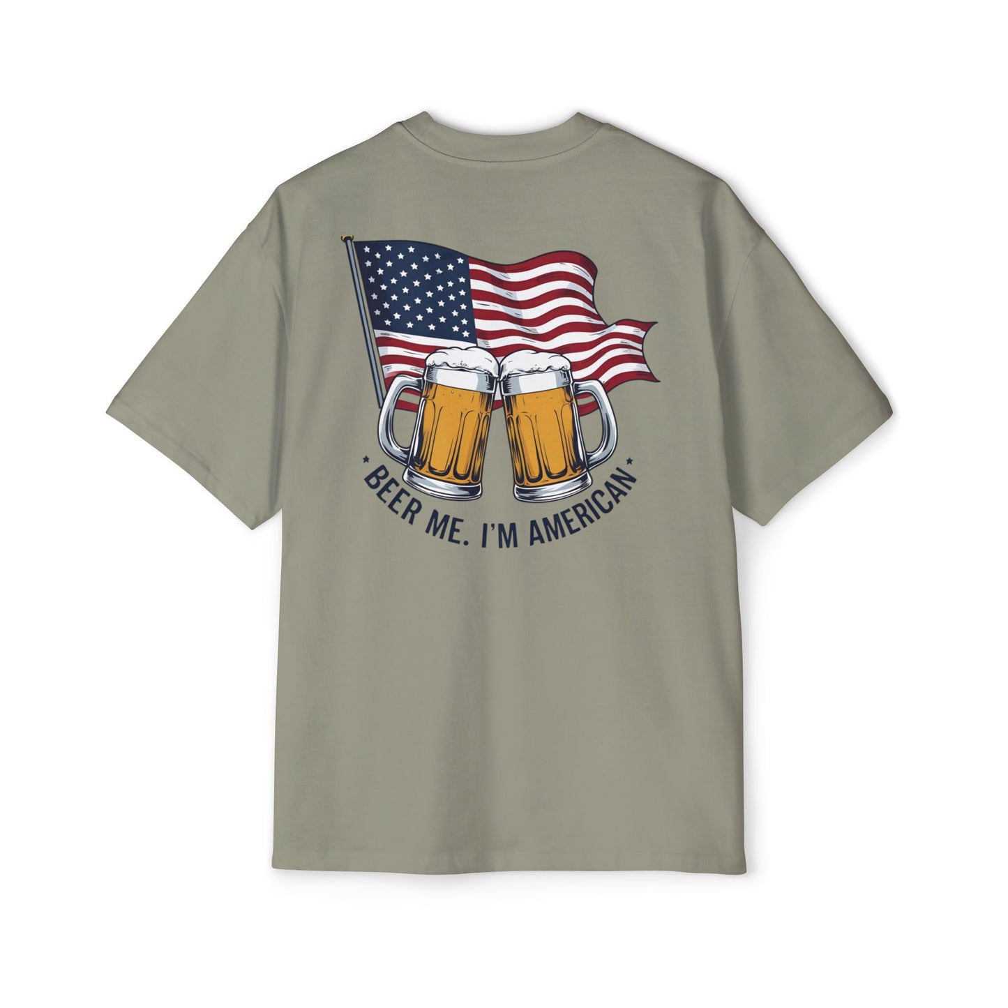 American Beer Lover's Tee | Men's Oversized Shirt