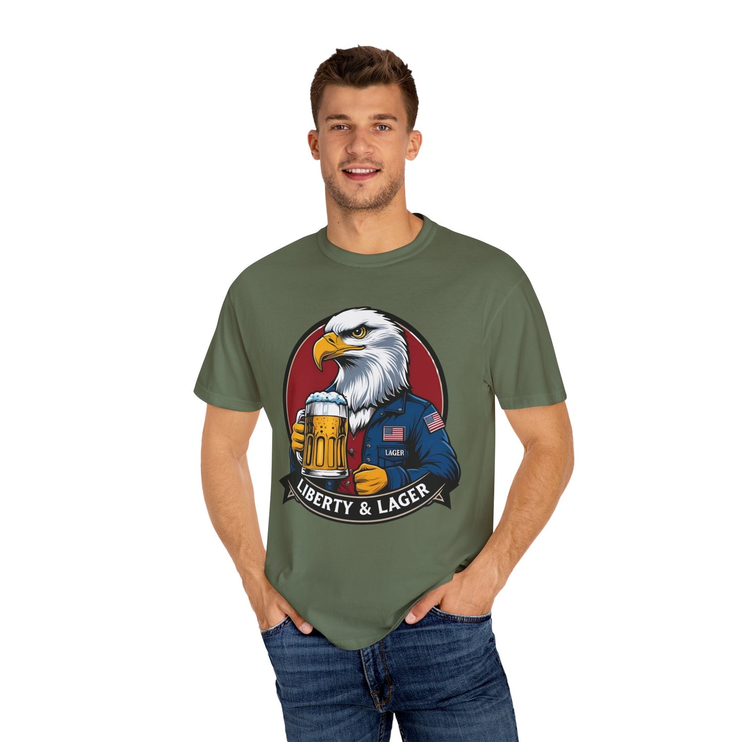 Unisex Eagle Graphic Tee - Liberty & Lager