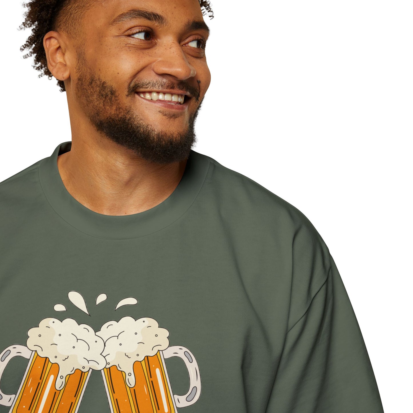 American Beer Lover's Tee | Men's Oversized Shirt
