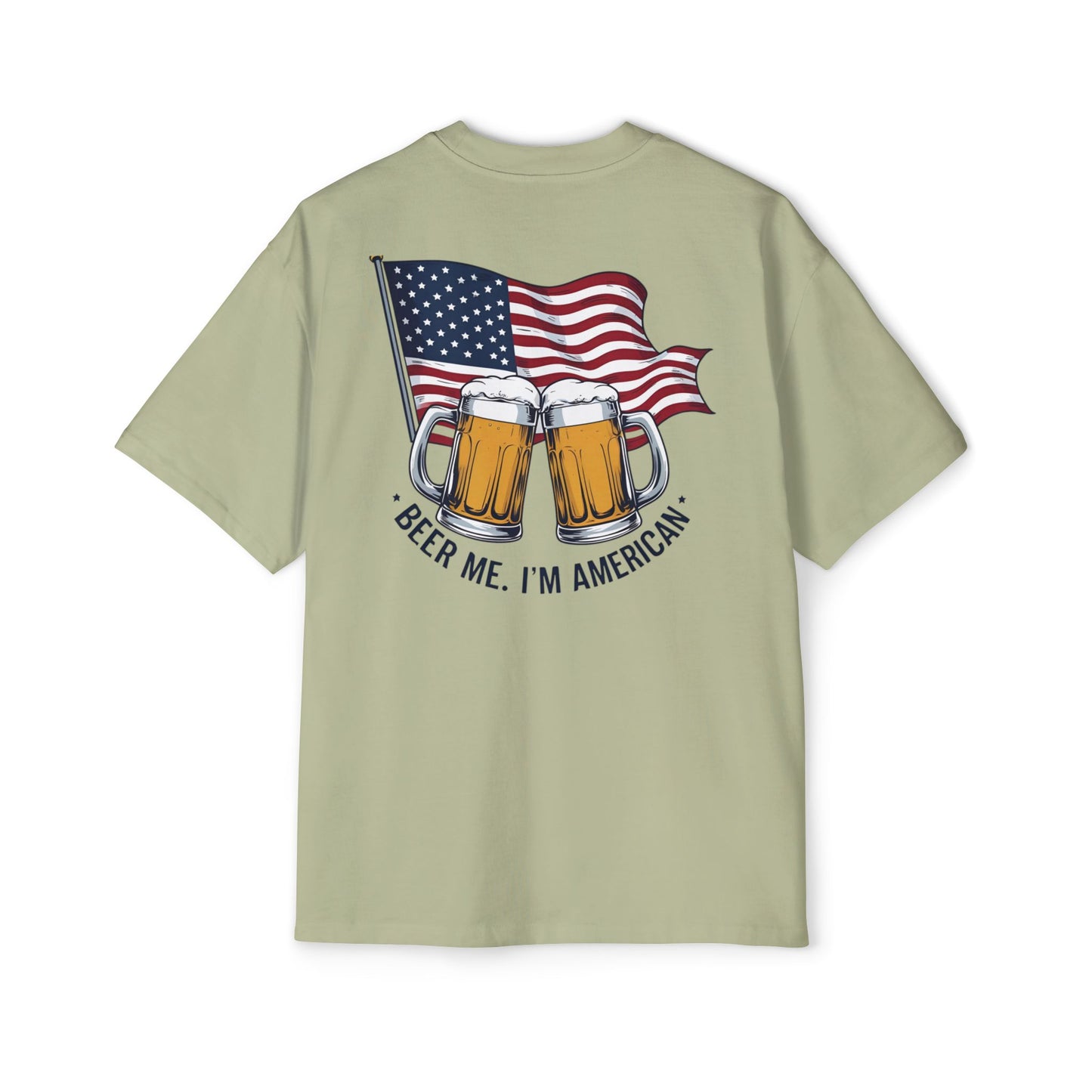 American Beer Lover's Tee | Men's Oversized Shirt