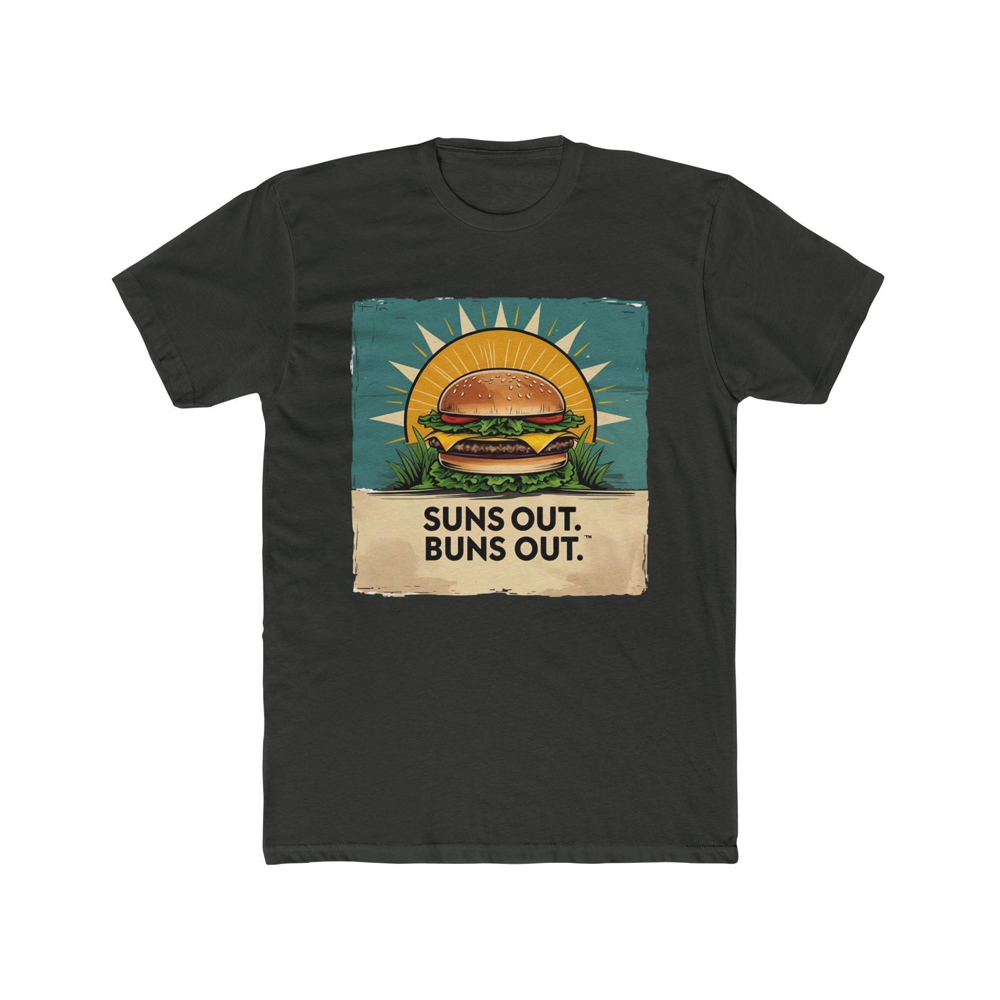 Suns Out Buns Out Round-Neck Tee