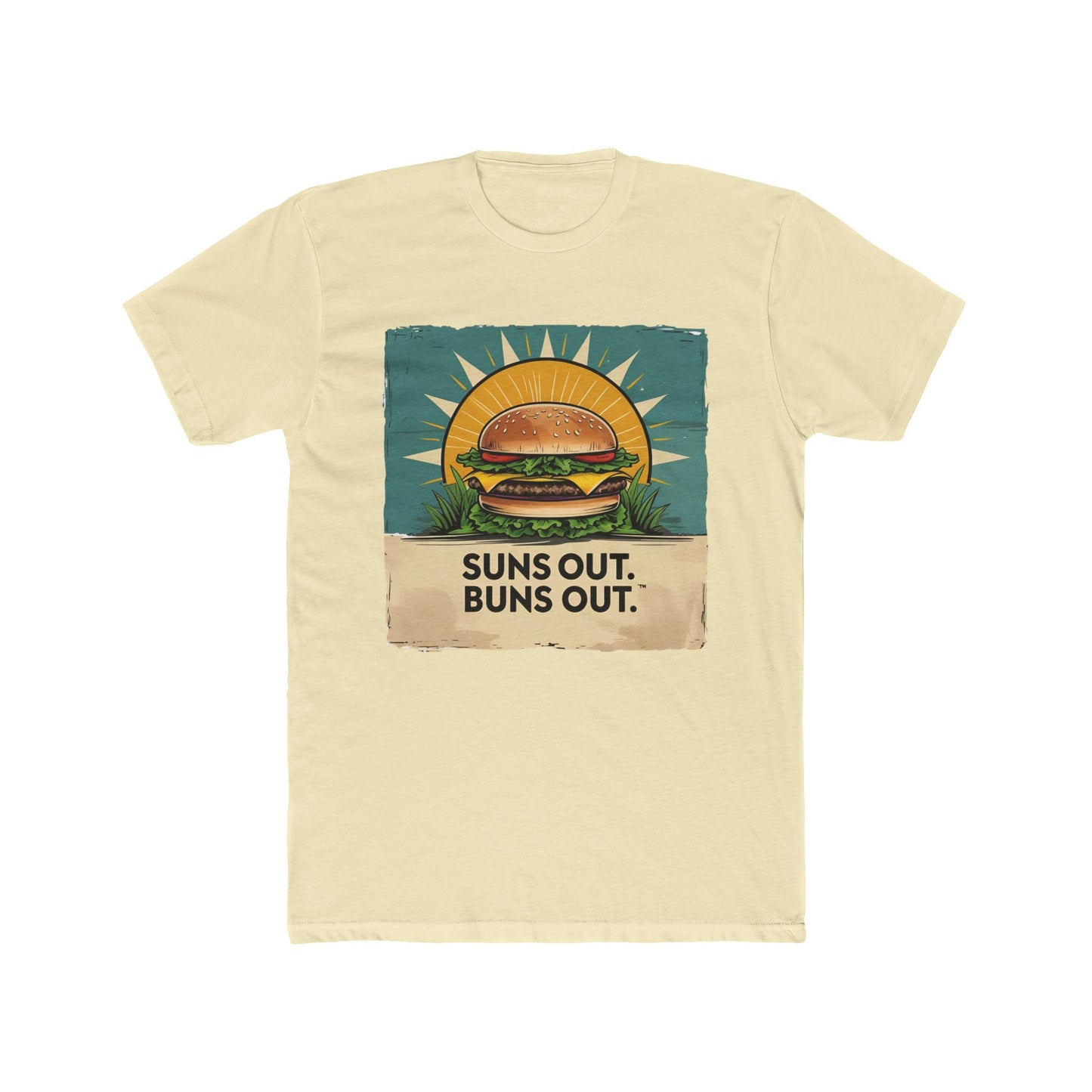 Suns Out Buns Out Round-Neck Tee