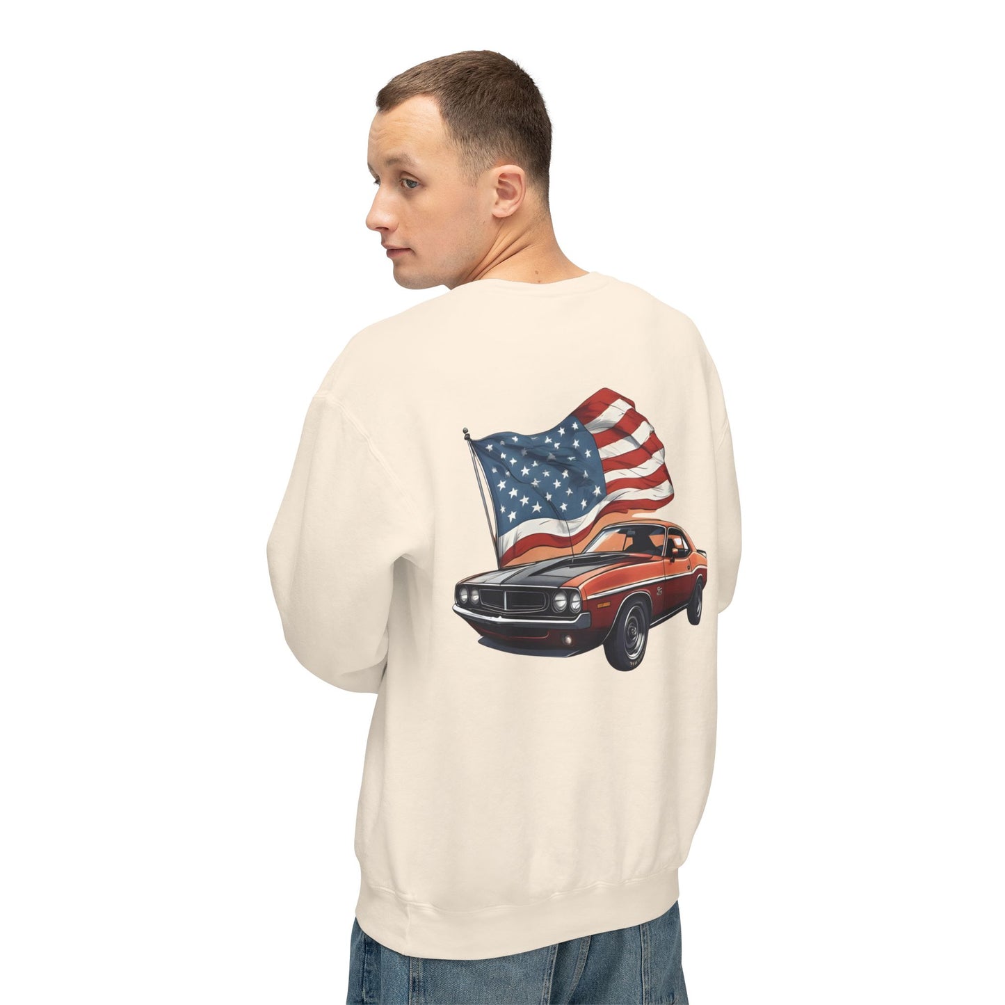 Patriotic Car Sweatshirt | Freedom Apparel