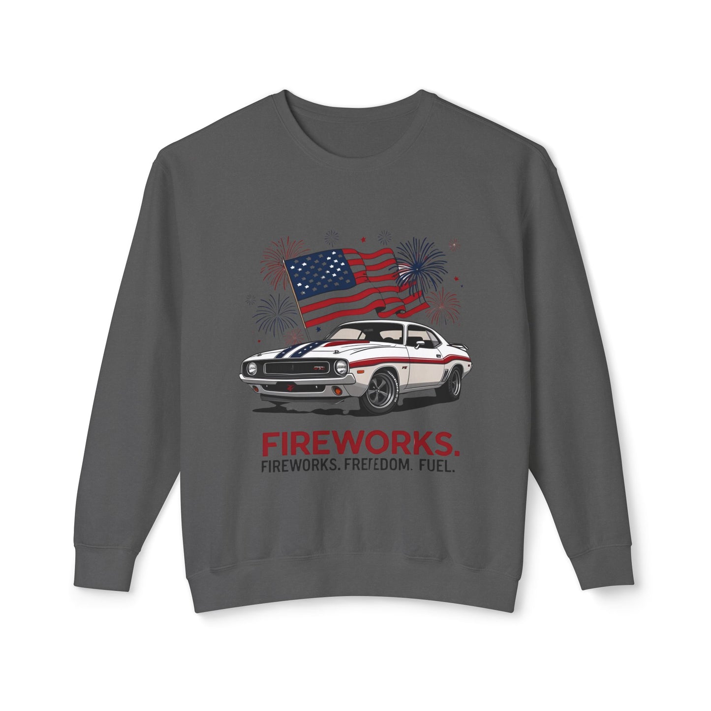 Patriotic Car Sweatshirt | Freedom Apparel