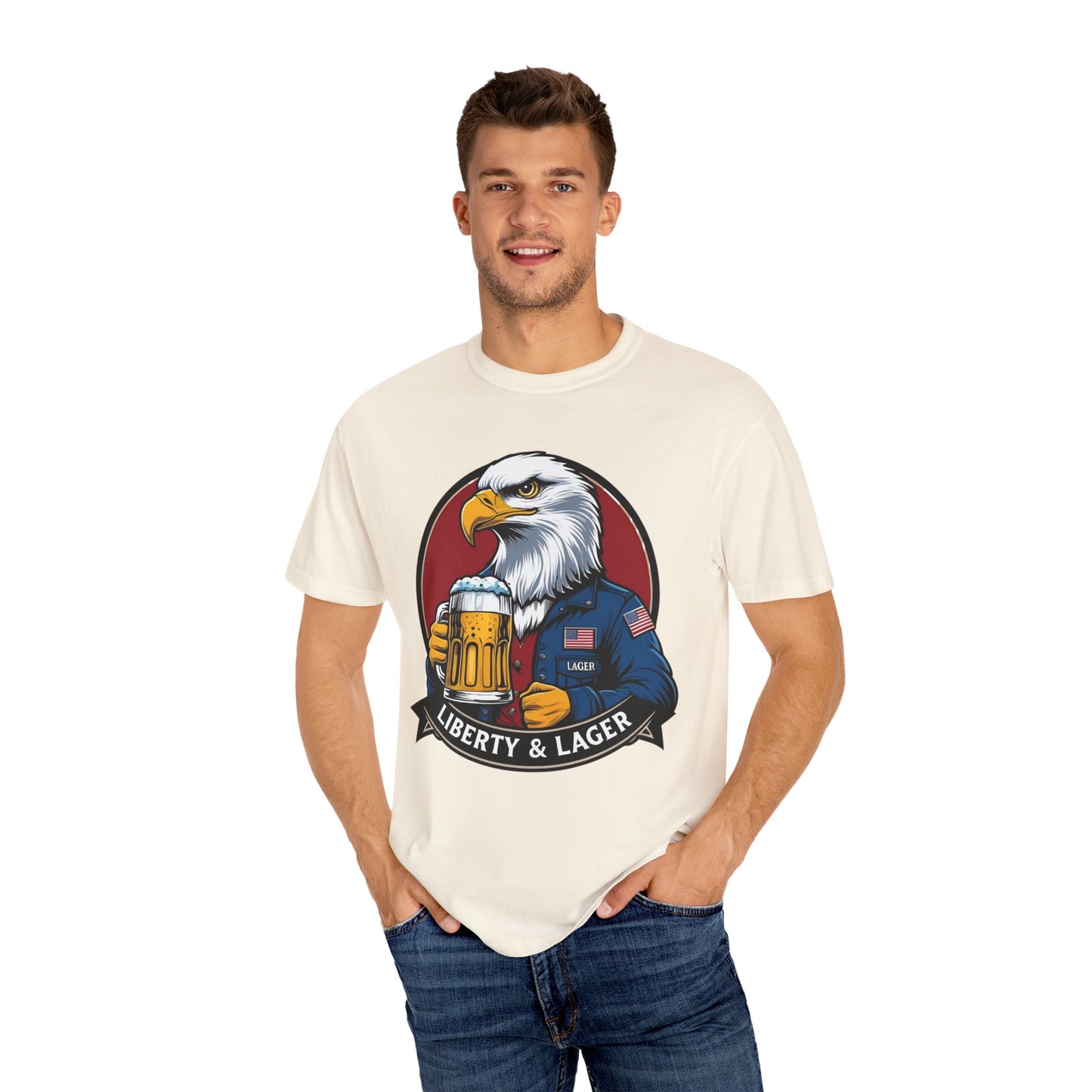 Unisex Eagle Graphic Tee - Liberty & Lager