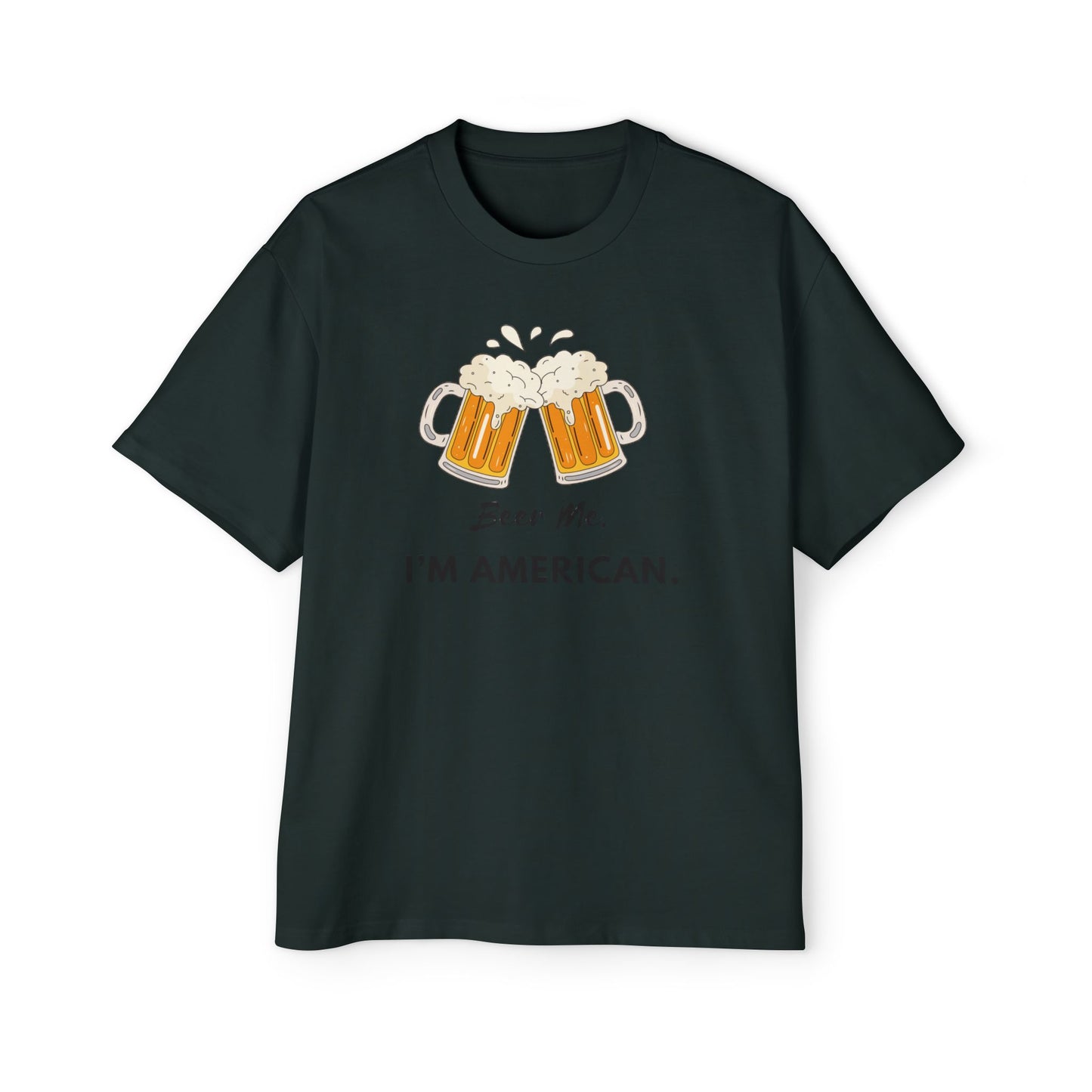 American Beer Lover's Tee | Men's Oversized Shirt