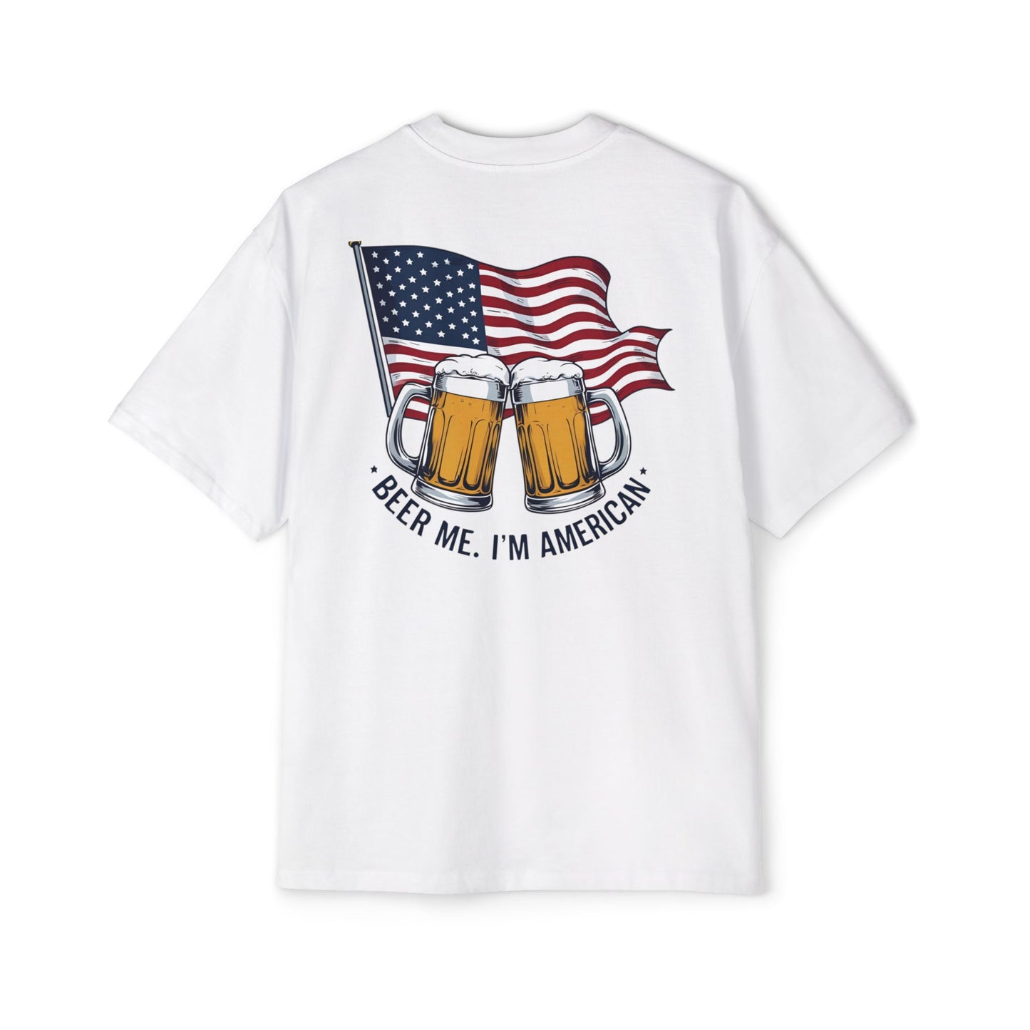 American Beer Lover's Tee | Men's Oversized Shirt