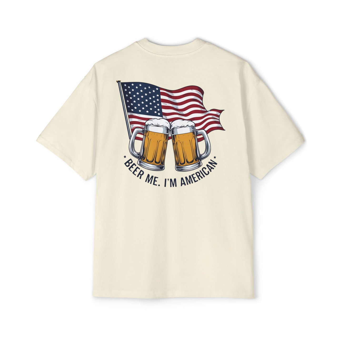 American Beer Lover's Tee | Men's Oversized Shirt