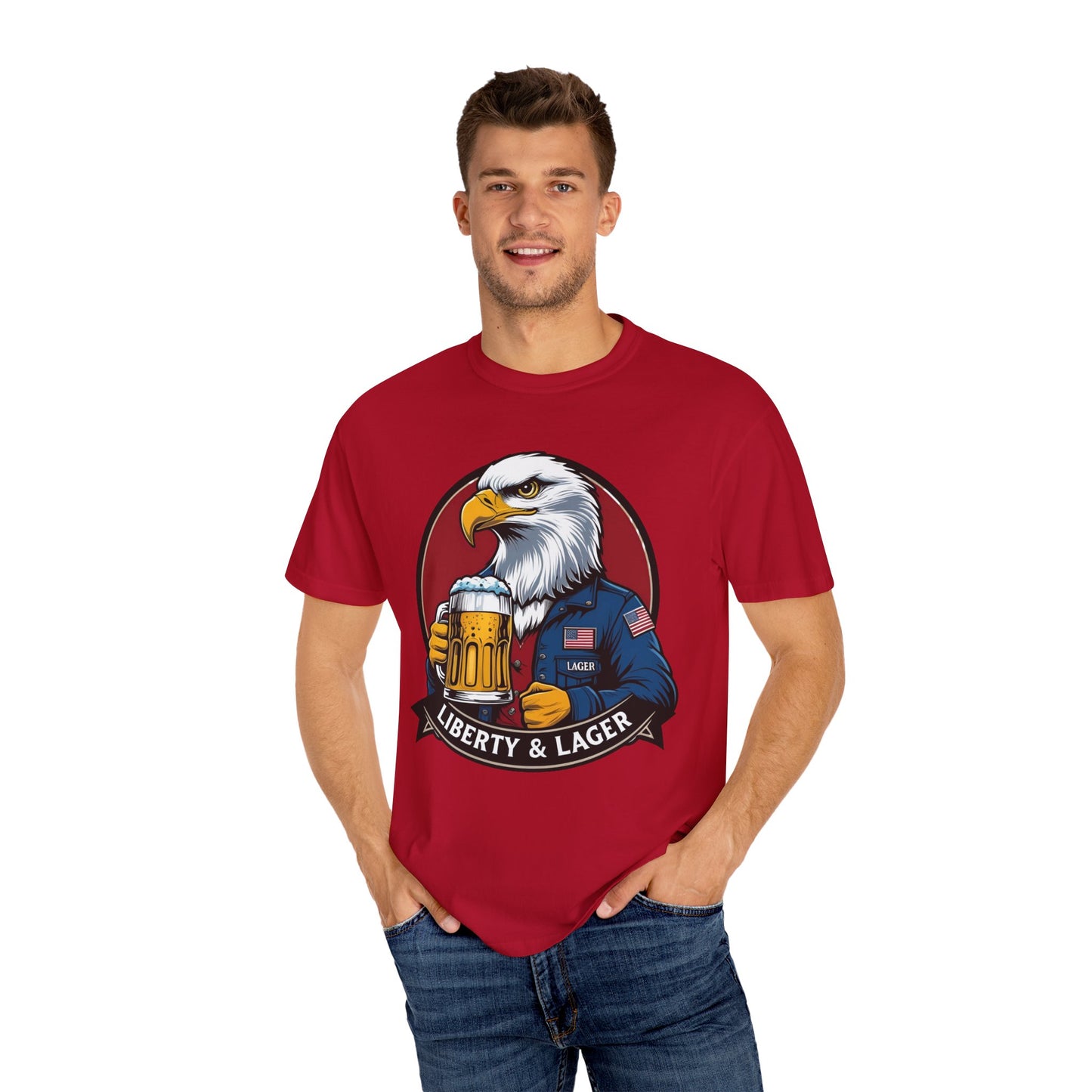 Unisex Eagle Graphic Tee - Liberty & Lager