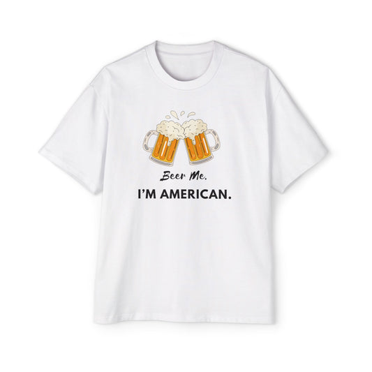 American Beer Lover's Tee | Men's Oversized Shirt