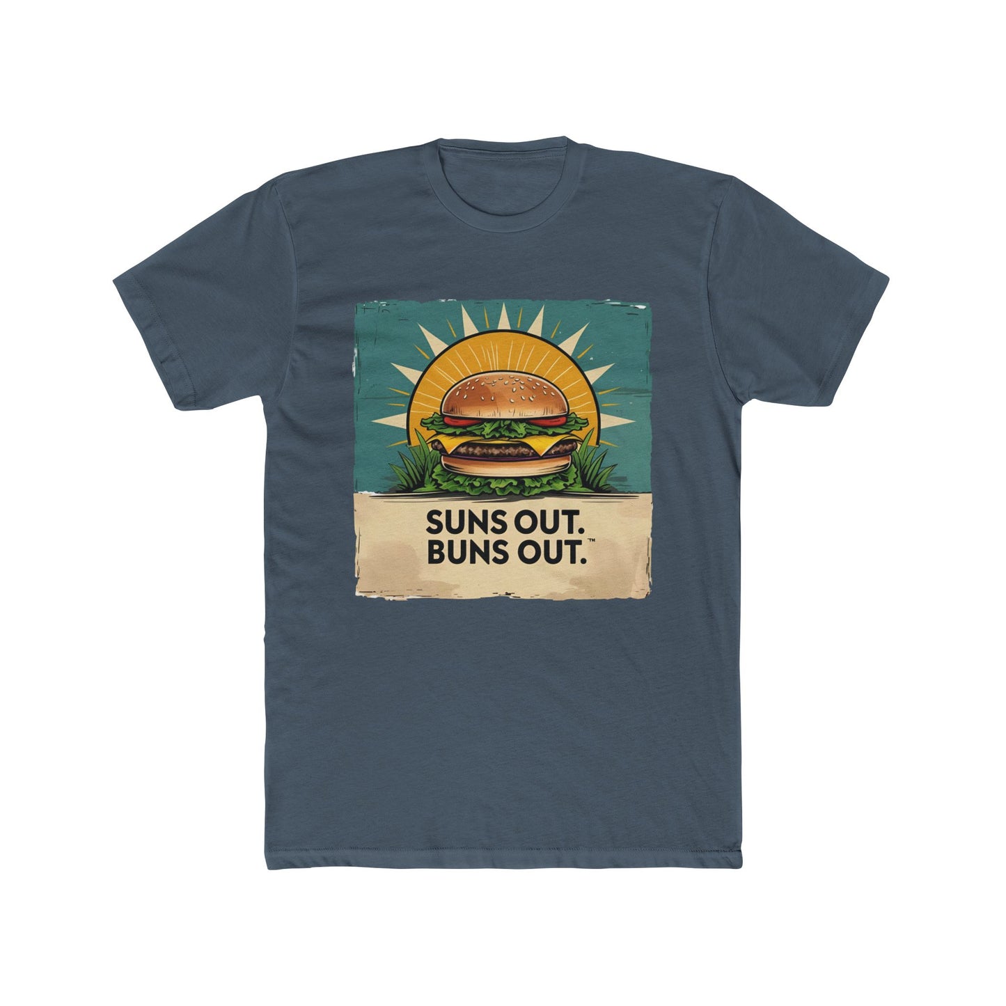 Suns Out Buns Out Round-Neck Tee