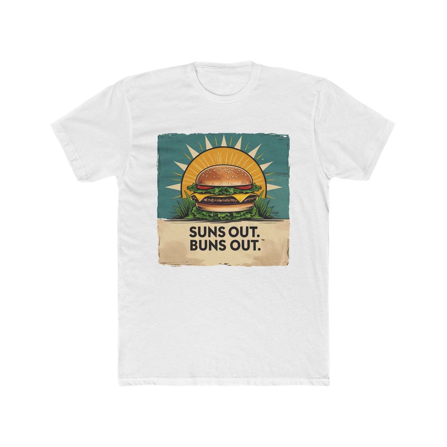 Suns Out Buns Out Round-Neck Tee