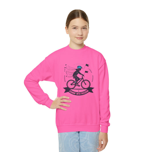 Youth Bicycle Adventure Crewneck Sweatshirt