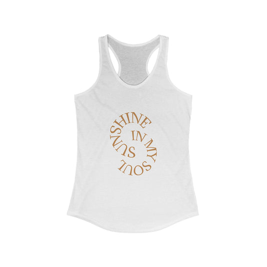 Beach Sunshine Racerback Tank Top for Women