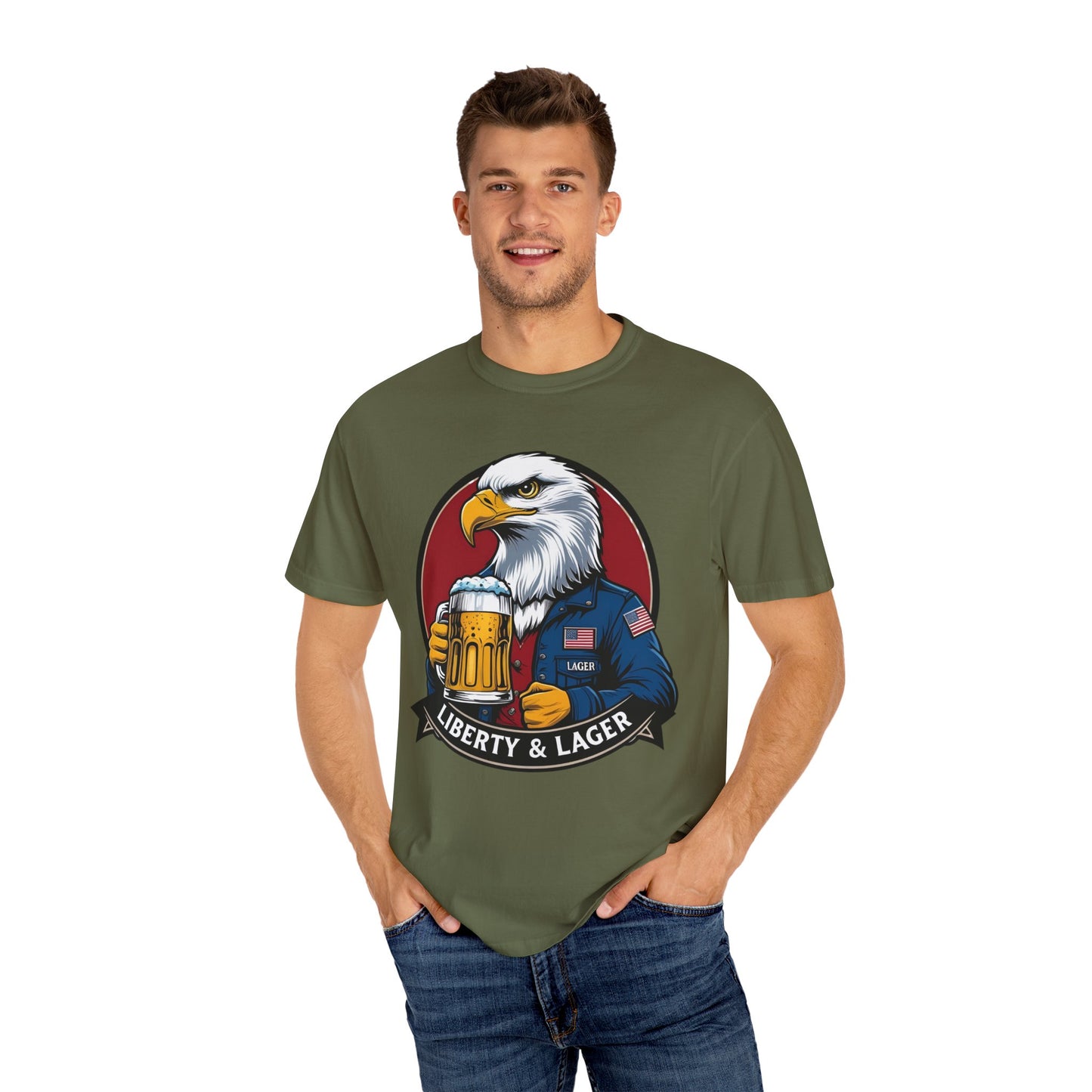 Unisex Eagle Graphic Tee - Liberty & Lager