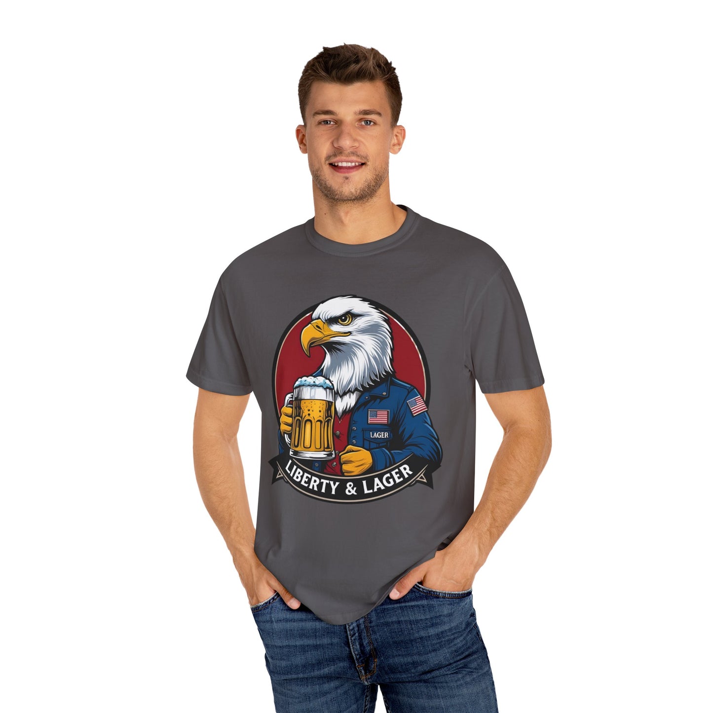 Unisex Eagle Graphic Tee - Liberty & Lager