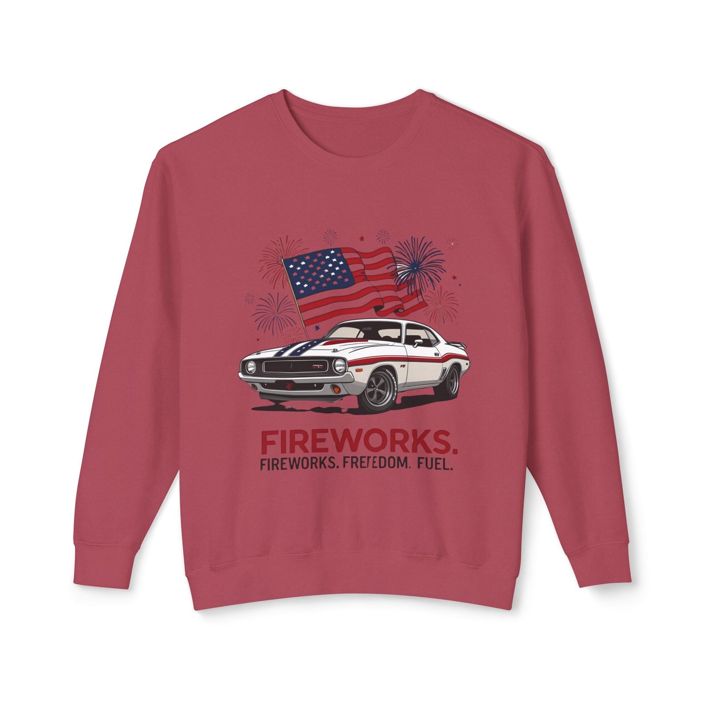 Patriotic Car Sweatshirt | Freedom Apparel